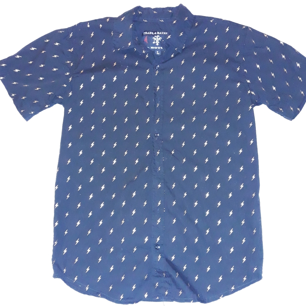 Tranq and Mayhem Boys Button Up Shirt